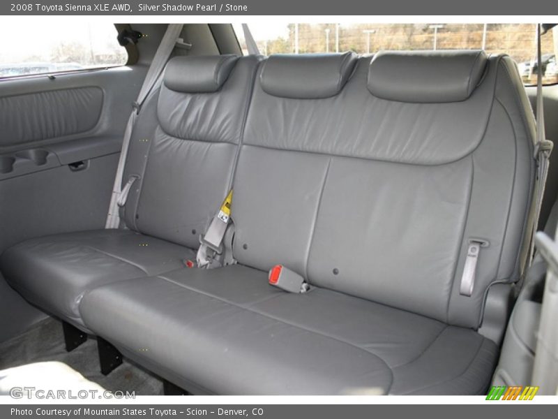 Silver Shadow Pearl / Stone 2008 Toyota Sienna XLE AWD