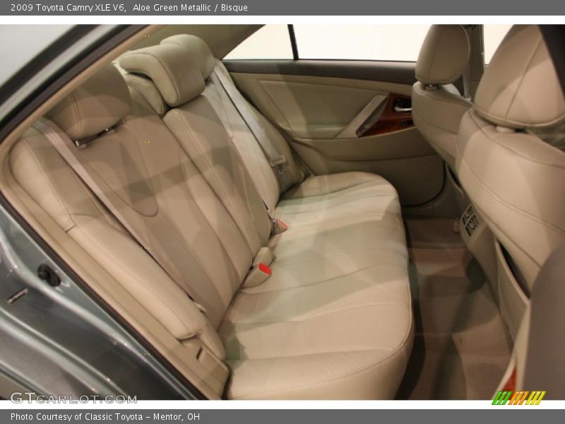 Aloe Green Metallic / Bisque 2009 Toyota Camry XLE V6