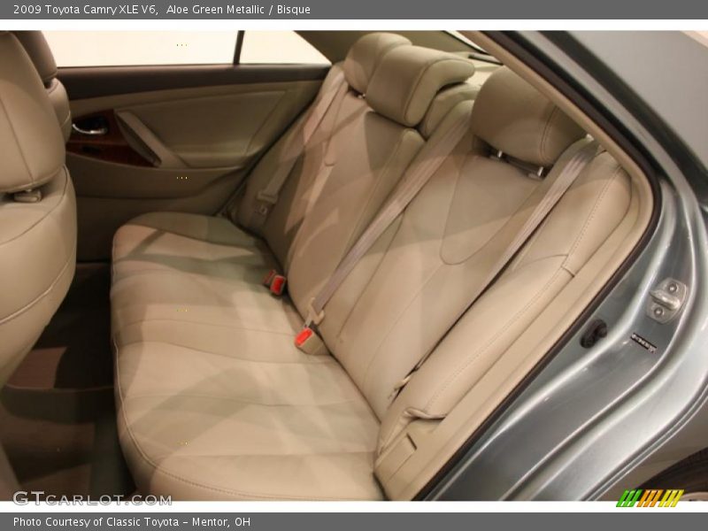 Aloe Green Metallic / Bisque 2009 Toyota Camry XLE V6