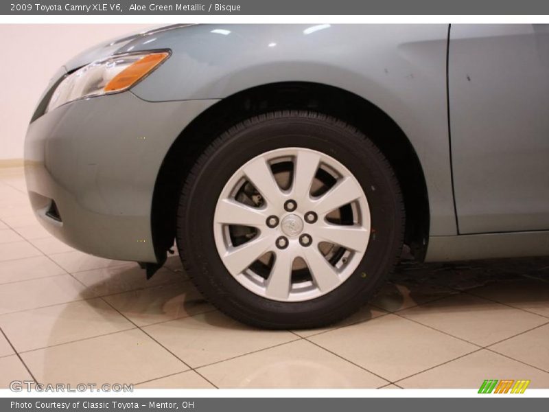 Aloe Green Metallic / Bisque 2009 Toyota Camry XLE V6