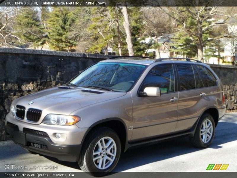 Kalahari Beige Metallic / Truffle Brown 2005 BMW X5 3.0i
