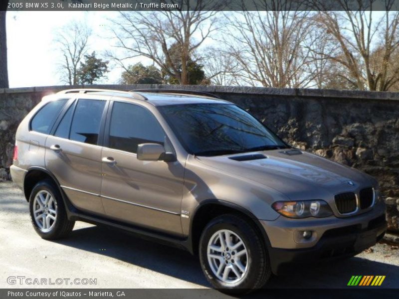 Kalahari Beige Metallic / Truffle Brown 2005 BMW X5 3.0i