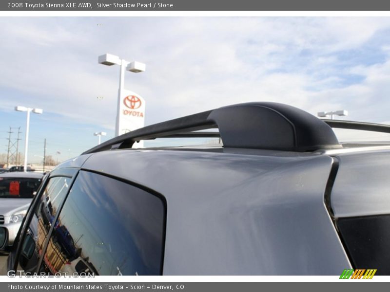 Silver Shadow Pearl / Stone 2008 Toyota Sienna XLE AWD
