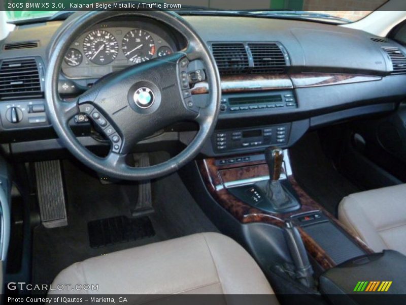Kalahari Beige Metallic / Truffle Brown 2005 BMW X5 3.0i