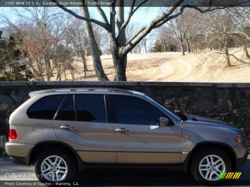 Kalahari Beige Metallic / Truffle Brown 2005 BMW X5 3.0i