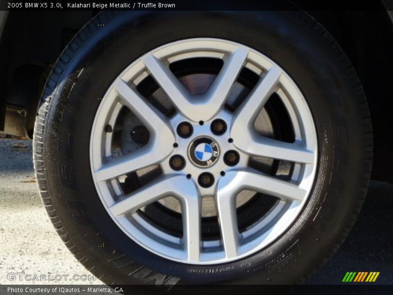 Kalahari Beige Metallic / Truffle Brown 2005 BMW X5 3.0i