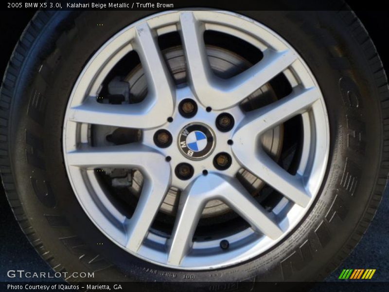 Kalahari Beige Metallic / Truffle Brown 2005 BMW X5 3.0i