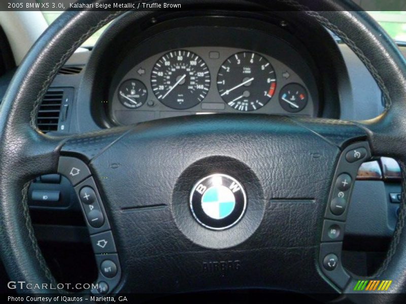 Kalahari Beige Metallic / Truffle Brown 2005 BMW X5 3.0i