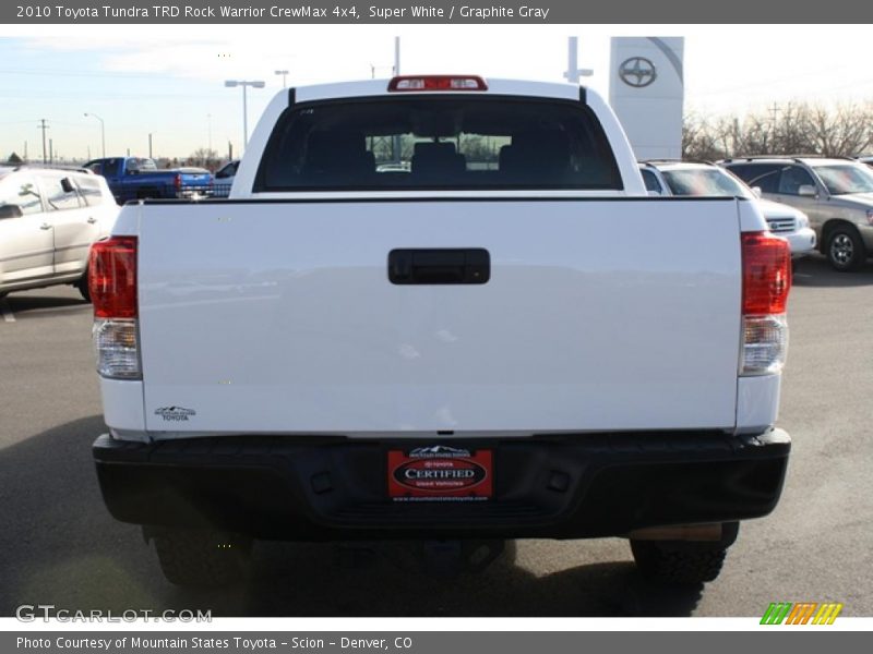 Super White / Graphite Gray 2010 Toyota Tundra TRD Rock Warrior CrewMax 4x4
