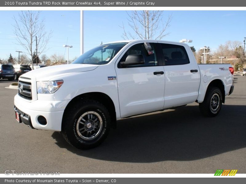 Super White / Graphite Gray 2010 Toyota Tundra TRD Rock Warrior CrewMax 4x4
