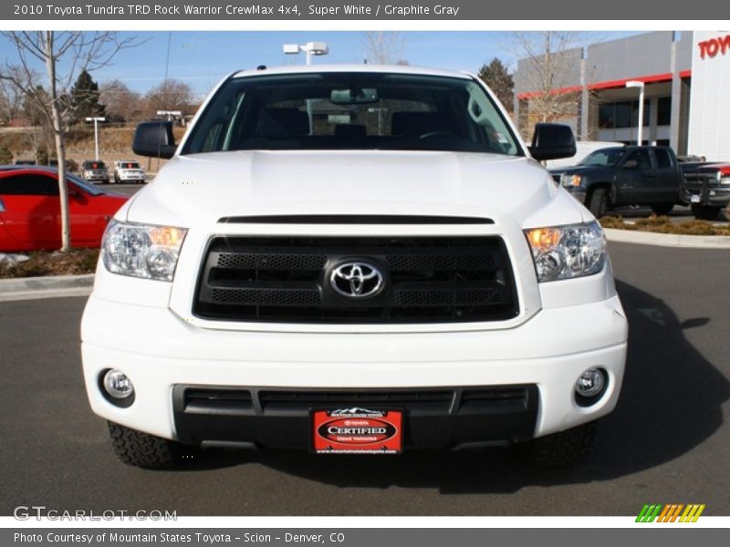 Super White / Graphite Gray 2010 Toyota Tundra TRD Rock Warrior CrewMax 4x4