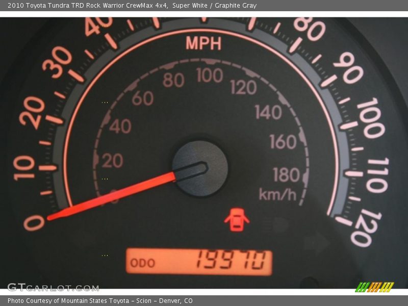 Super White / Graphite Gray 2010 Toyota Tundra TRD Rock Warrior CrewMax 4x4