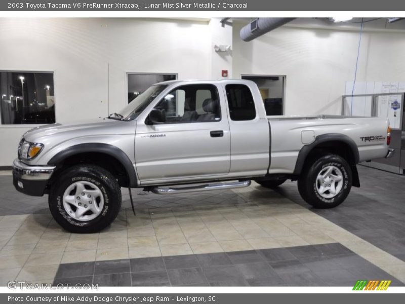 Lunar Mist Silver Metallic / Charcoal 2003 Toyota Tacoma V6 PreRunner Xtracab