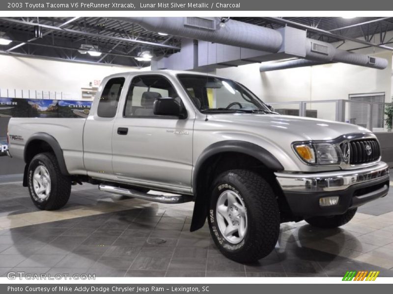 Lunar Mist Silver Metallic / Charcoal 2003 Toyota Tacoma V6 PreRunner Xtracab