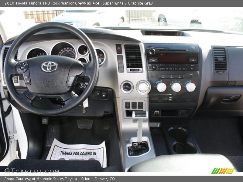 Dashboard of 2010 Tundra TRD Rock Warrior CrewMax 4x4