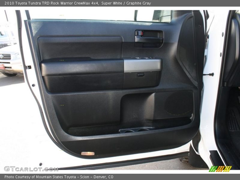 Super White / Graphite Gray 2010 Toyota Tundra TRD Rock Warrior CrewMax 4x4