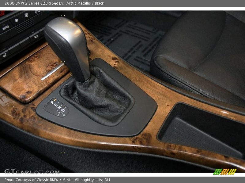 Arctic Metallic / Black 2008 BMW 3 Series 328xi Sedan