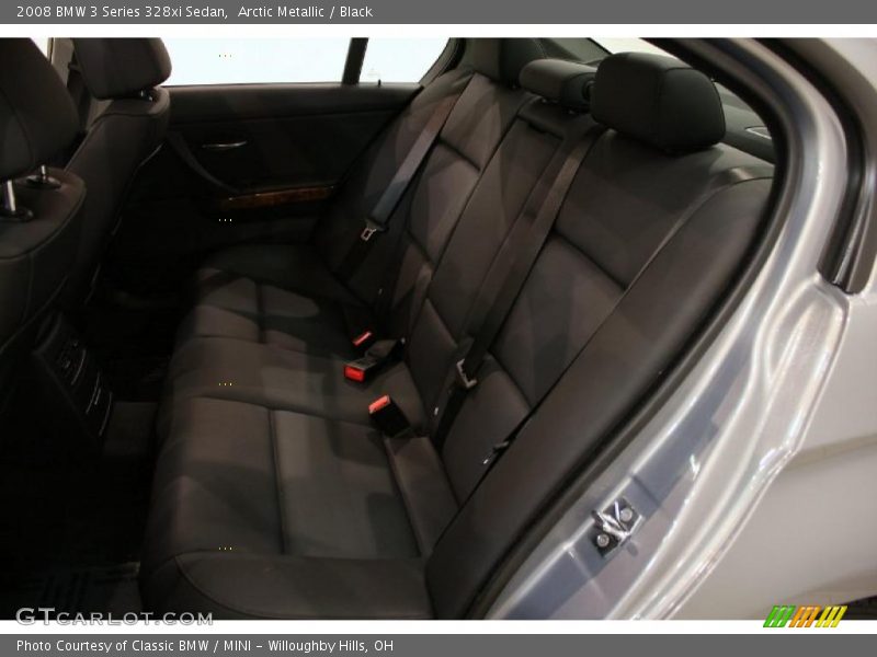 Arctic Metallic / Black 2008 BMW 3 Series 328xi Sedan