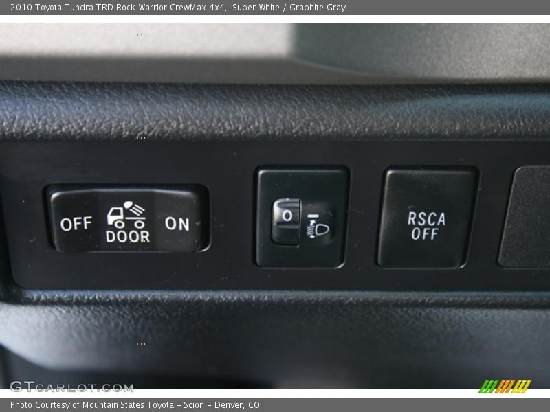 Super White / Graphite Gray 2010 Toyota Tundra TRD Rock Warrior CrewMax 4x4