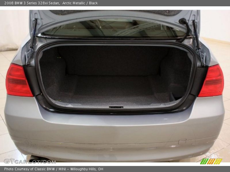 Arctic Metallic / Black 2008 BMW 3 Series 328xi Sedan