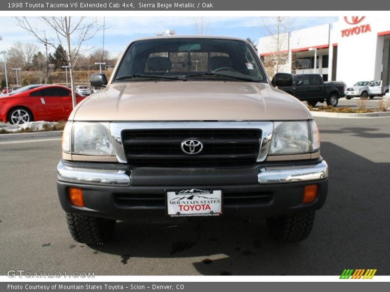 Sierra Beige Metallic / Oak 1998 Toyota Tacoma V6 Extended Cab 4x4