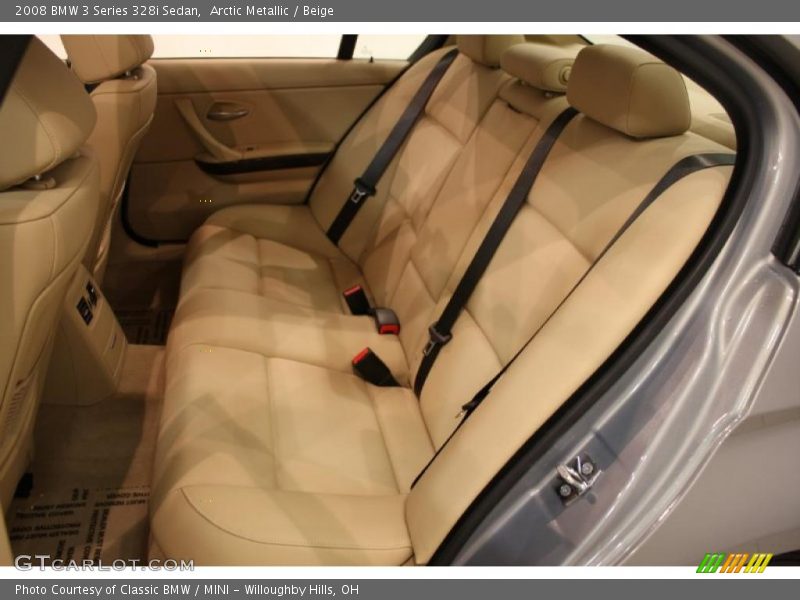 Arctic Metallic / Beige 2008 BMW 3 Series 328i Sedan