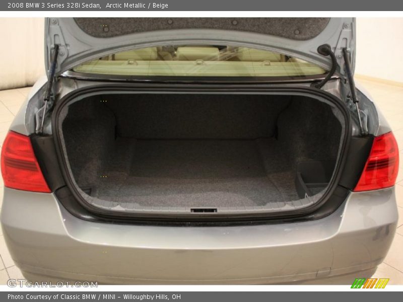 Arctic Metallic / Beige 2008 BMW 3 Series 328i Sedan