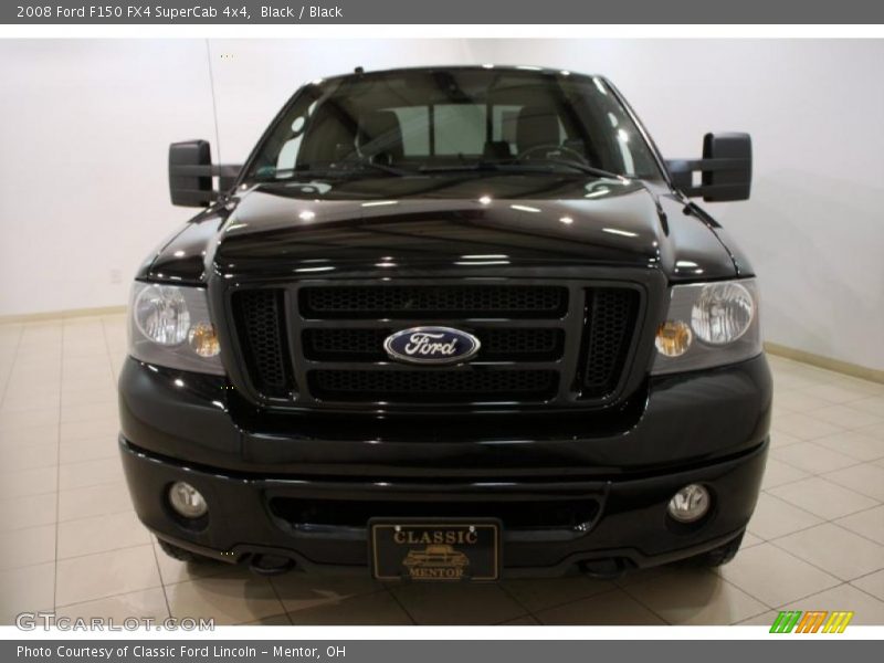 Black / Black 2008 Ford F150 FX4 SuperCab 4x4