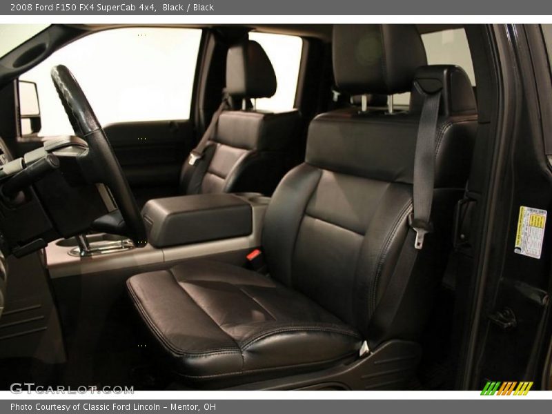 Black / Black 2008 Ford F150 FX4 SuperCab 4x4