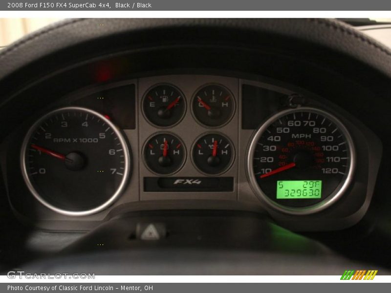 Black / Black 2008 Ford F150 FX4 SuperCab 4x4