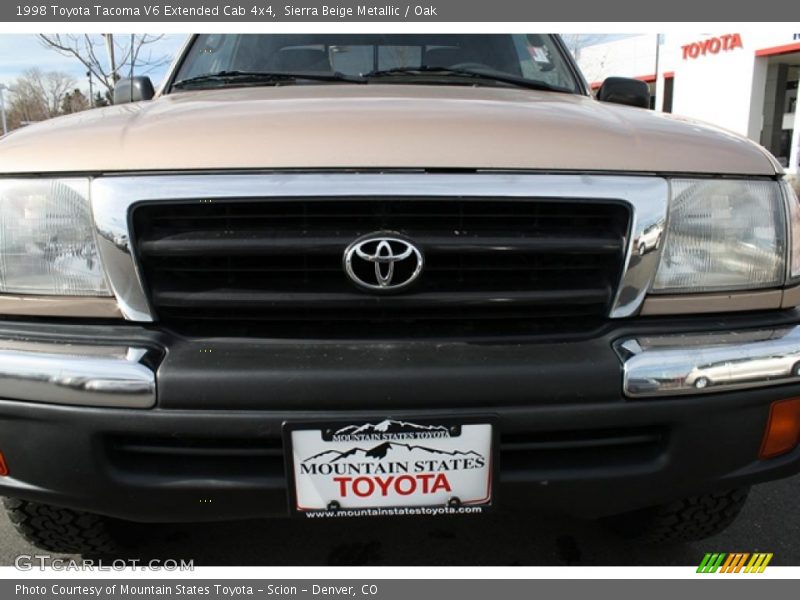 Sierra Beige Metallic / Oak 1998 Toyota Tacoma V6 Extended Cab 4x4