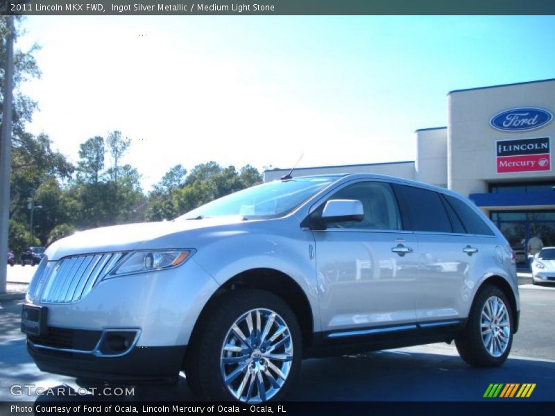 Ingot Silver Metallic / Medium Light Stone 2011 Lincoln MKX FWD