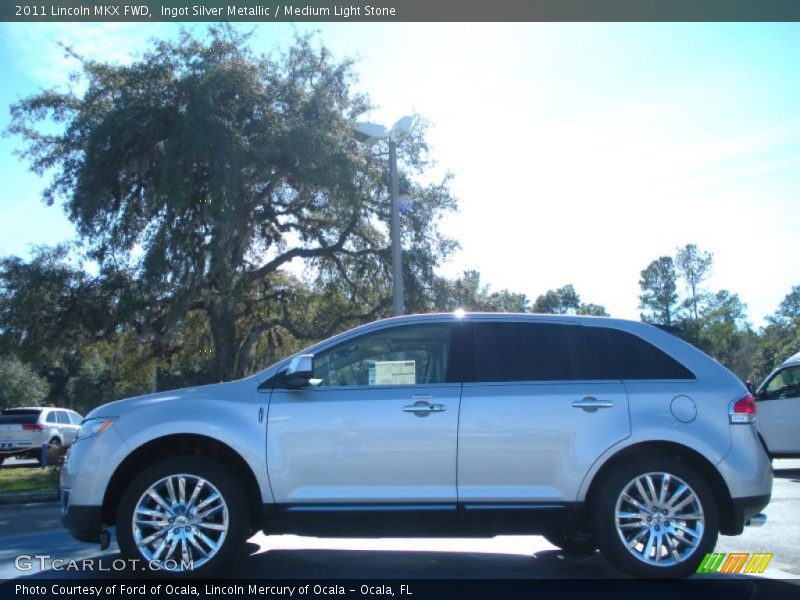 Ingot Silver Metallic / Medium Light Stone 2011 Lincoln MKX FWD