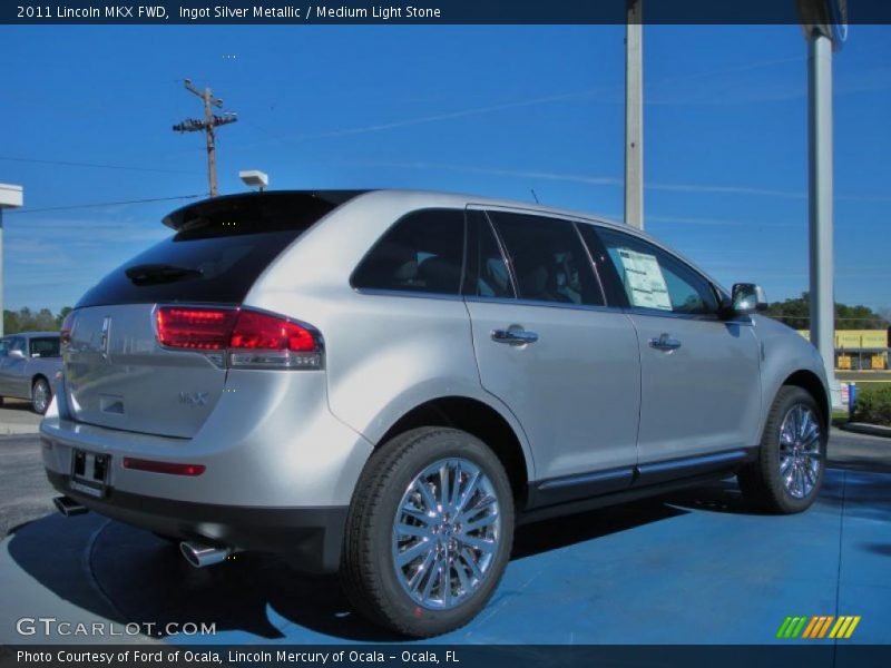 Ingot Silver Metallic / Medium Light Stone 2011 Lincoln MKX FWD