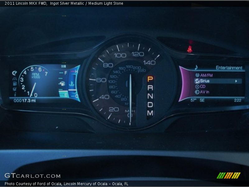Ingot Silver Metallic / Medium Light Stone 2011 Lincoln MKX FWD