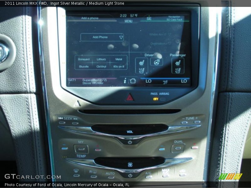 Ingot Silver Metallic / Medium Light Stone 2011 Lincoln MKX FWD