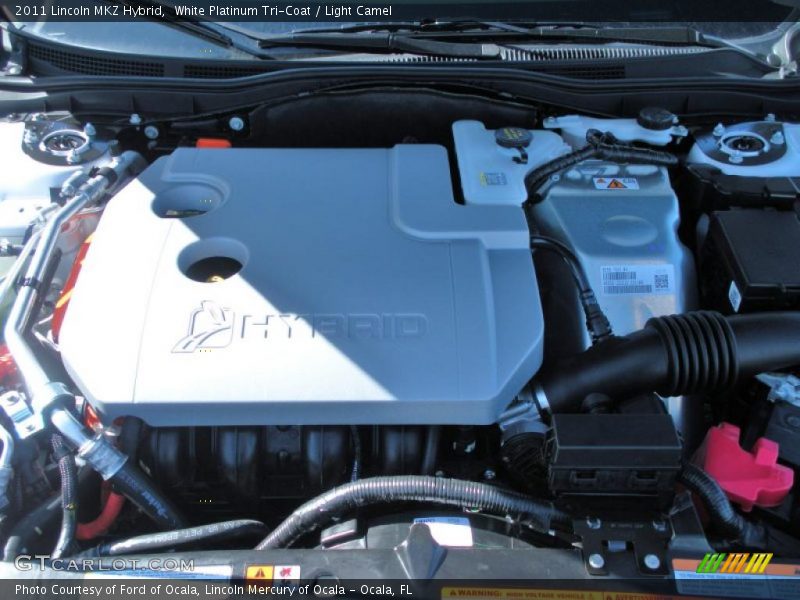  2011 MKZ Hybrid Engine - 2.5 Liter Atkinson-Cycle DOHC 16-Valve iVCT 4 Cylinder Gasoline/Electric Hybrid