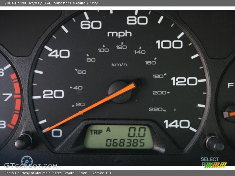 Sandstone Metallic / Ivory 2004 Honda Odyssey EX-L