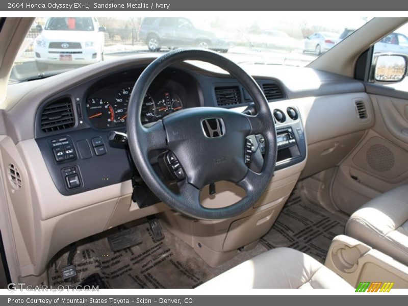 Sandstone Metallic / Ivory 2004 Honda Odyssey EX-L