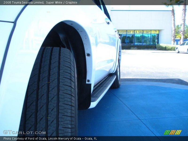 Super White / Graphite 2008 Toyota Sequoia Limited