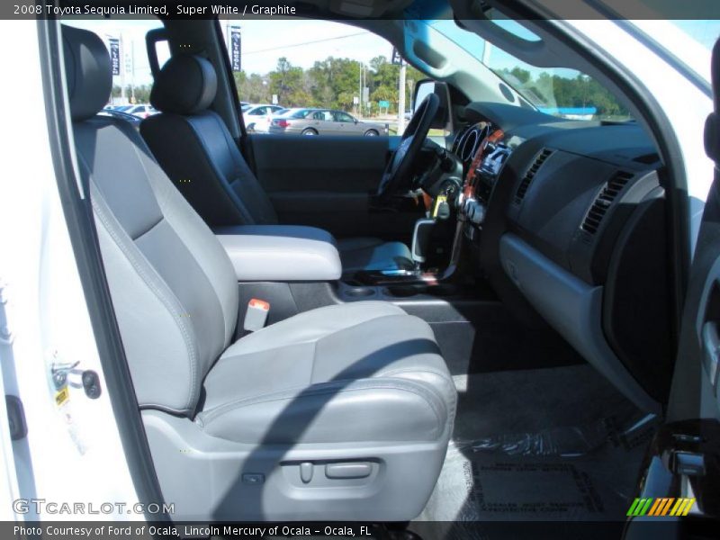 Super White / Graphite 2008 Toyota Sequoia Limited