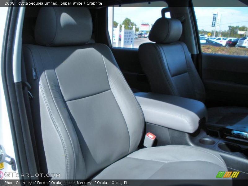 Super White / Graphite 2008 Toyota Sequoia Limited