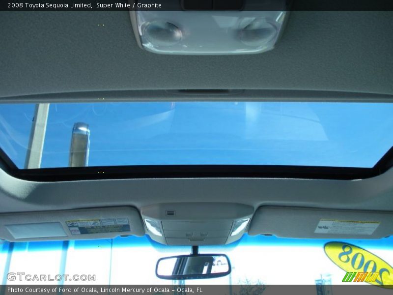 Super White / Graphite 2008 Toyota Sequoia Limited