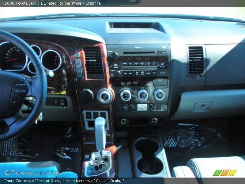 Super White / Graphite 2008 Toyota Sequoia Limited