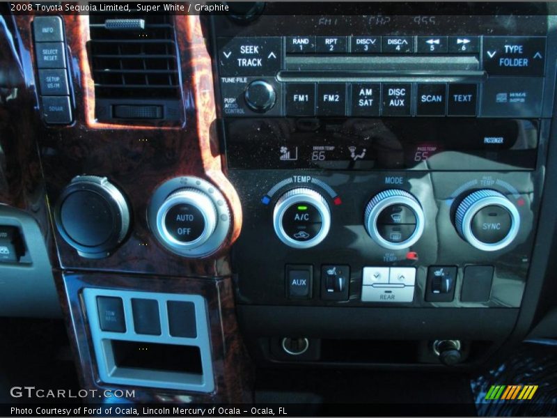 Super White / Graphite 2008 Toyota Sequoia Limited