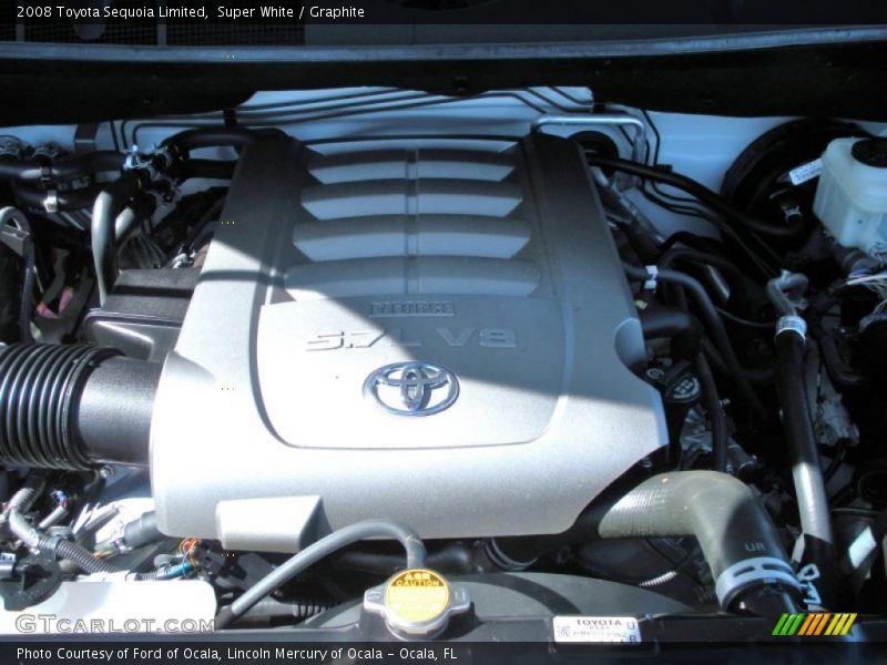 Super White / Graphite 2008 Toyota Sequoia Limited