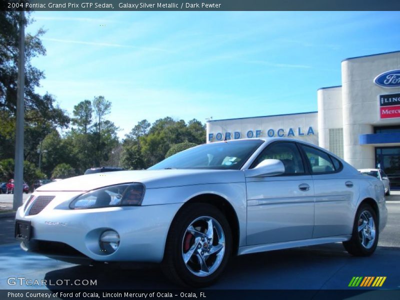 Galaxy Silver Metallic / Dark Pewter 2004 Pontiac Grand Prix GTP Sedan
