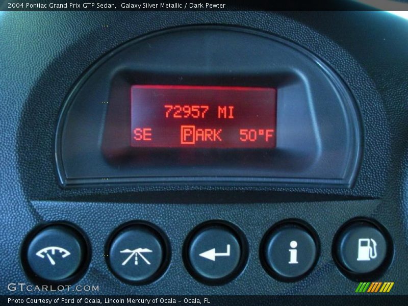 Controls of 2004 Grand Prix GTP Sedan