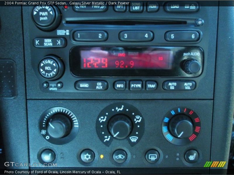 Controls of 2004 Grand Prix GTP Sedan