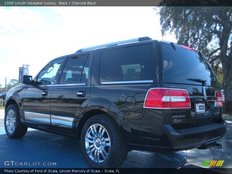 Black / Charcoal Black 2008 Lincoln Navigator Luxury